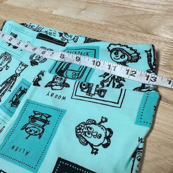 Lularoe Disney Pixar Toy Story Leggings Mint Green One Size Woody Buzz Jessie - Picture 6 of 8